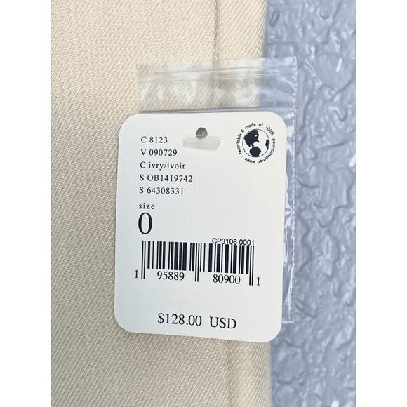 Free People Women’s Pleated Wide Leg Pants Ivory White - Picture 11 of 12